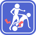 アイコン：スポーツ障害